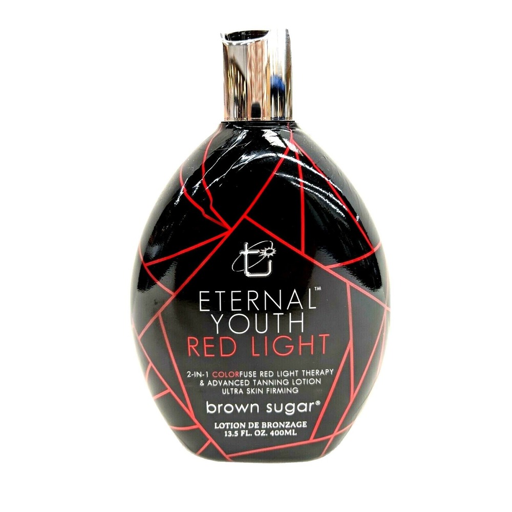 Brown Sugar Eternal Youth Red Light 2-in-1 Tanning Lotion Skin Firming 13.5oz